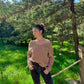 Tan Twisty Sweater
