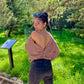 Tan Twisty Sweater