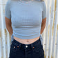 Dusty Blue Top
