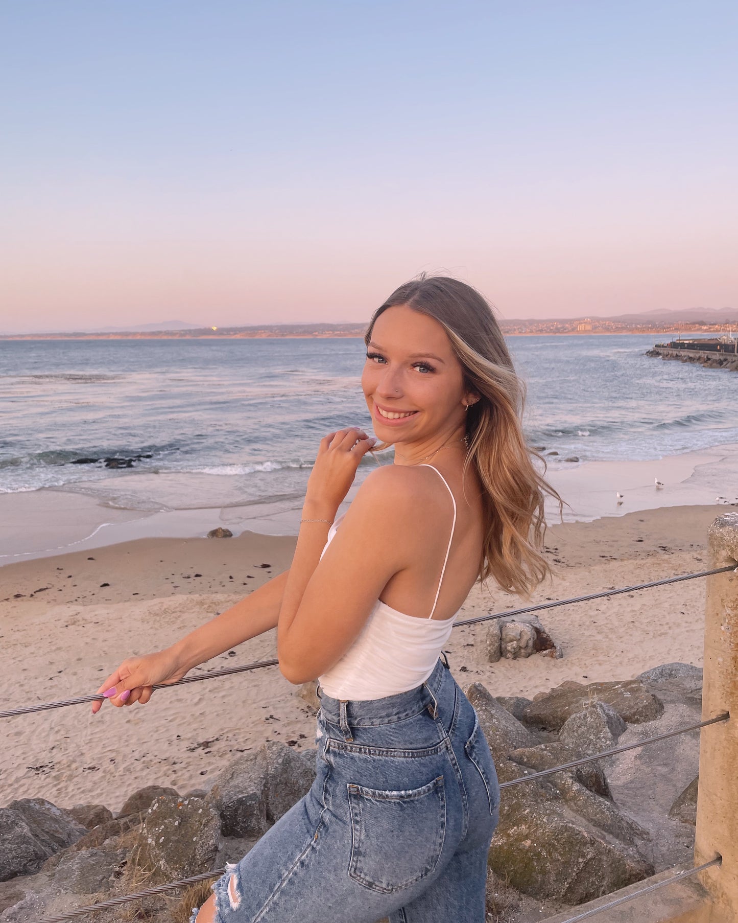 White Ruffle Bodysuit